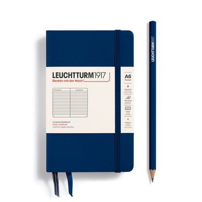 Notebook Pocket (A6), Hardcover, 187 numbered pages