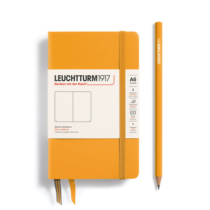 Notebook Pocket (A6), Hardcover, 187 numbered pages