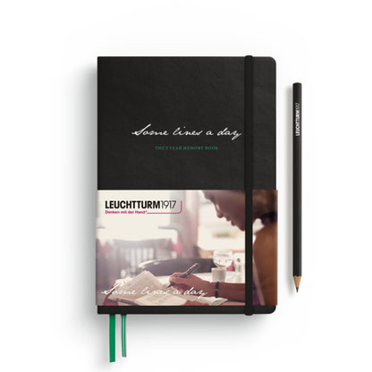 Some Lines A Day, 5-Year Memory Book, Medium (A5), 80 g/m² paper